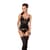 (SALE) Корсет з пажами TONYA CORSET black S/M - Passion Exclusive, трусики