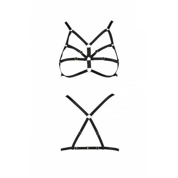 Бюстгальтер-стрепи Passion Exclusive ARMANDA BRA S/M, black