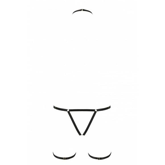 Портупея-стрепи на все тіло Passion Exclusive BRENDA S/M, black