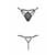 Стрінги зі стреп Passion Exclusive MEGGY THONG L/XL, black