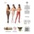 Колготки-бодістокінги Passion S012 One Size, Red, імітація панчіх, пояса та мереживних трусиків