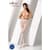 Колготки-бодістокінги Passion S012 One Size, White, імітація панчіх, пояса та мереживних трусиків