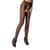 Сітчасті колготки-бодістокінги Passion S019 One Size, Black, імітація трусиків, відкритий доступ