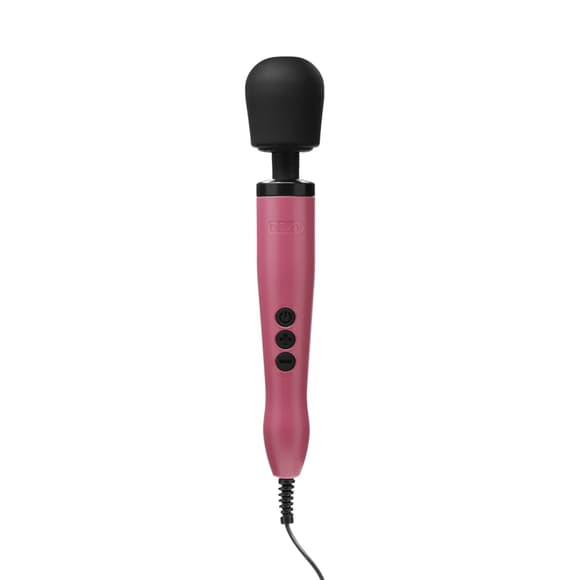 Вібромасажер DOXY Original Pink, дуже потужний, живлення 220В, пульсівні вібрації