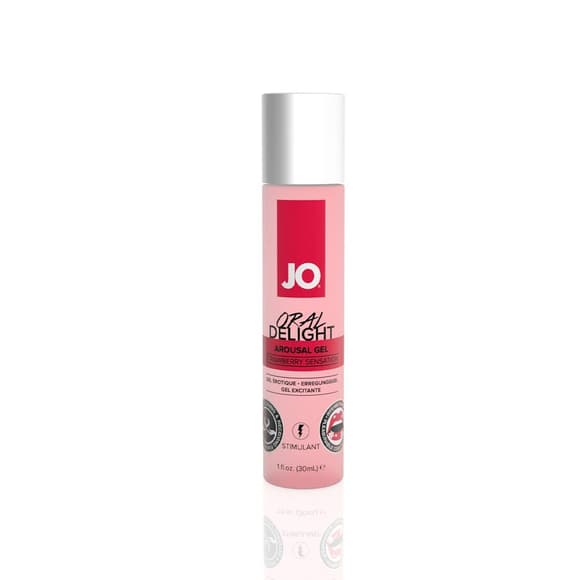 Розпродаж!!! Гель для оральних пестощів JO Oral Delight — Strawberry Sensation (30 мл) (термін до 08.2025)