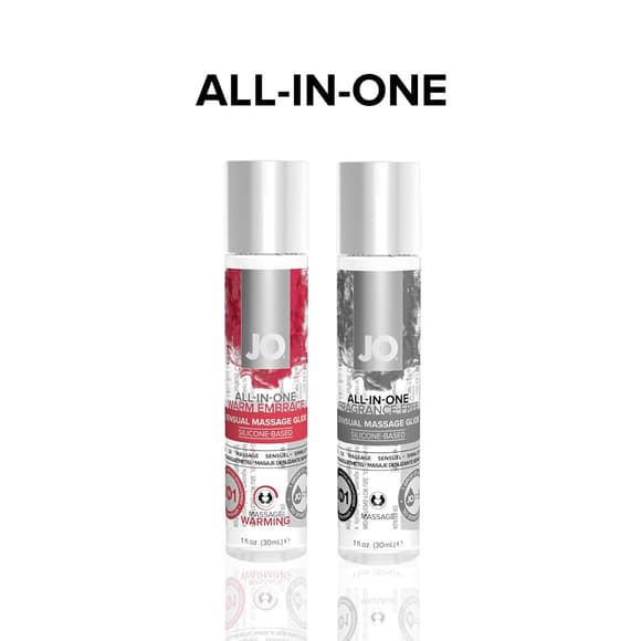 Разогревающий массажный гель и смазка 2-в-1 JO All-in-one Massage Glide - WARMING (30 мл)