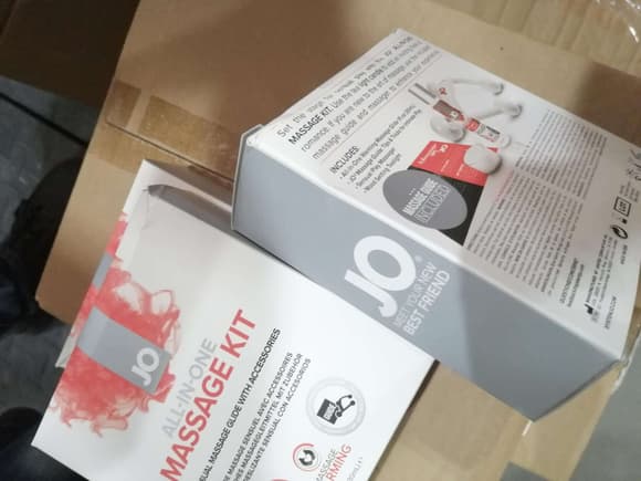 Набор для массажа System JO ALL IN ONE MASSAGE GIFT SET (мятая упаковка!!!)