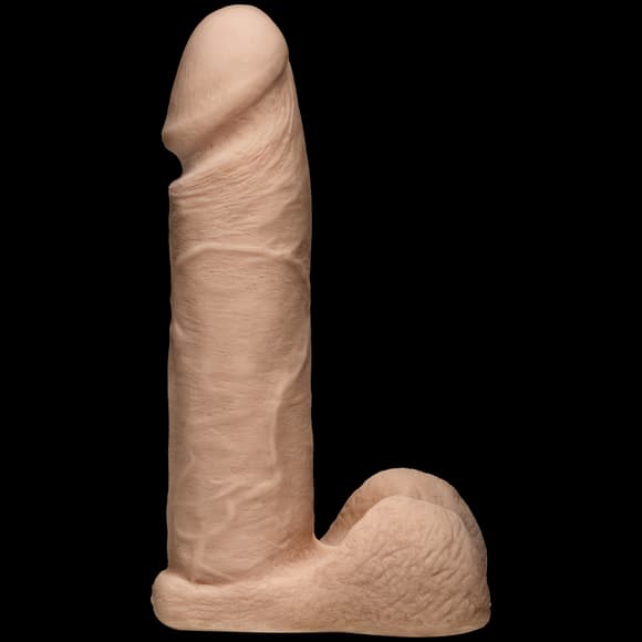 Фалоімітатор Doc Johnson Vac-U-Lock - 8 Inch ULTRASKYN Cock White, діаметр 5,1 см