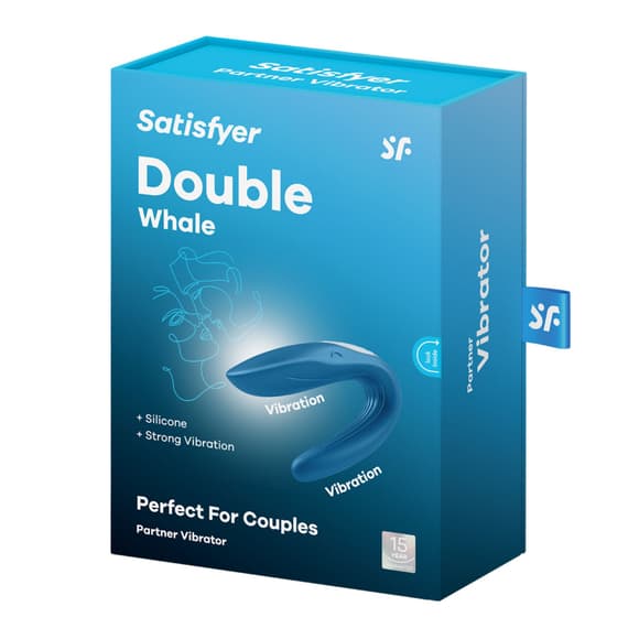 Вібратор для пар Satisfyer Double Whale з двома моторчиками