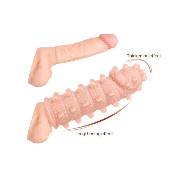 Насадка на член Kokos Extreme Sleeve ES.04 размер M, утолщающая, стимулирующий рельеф