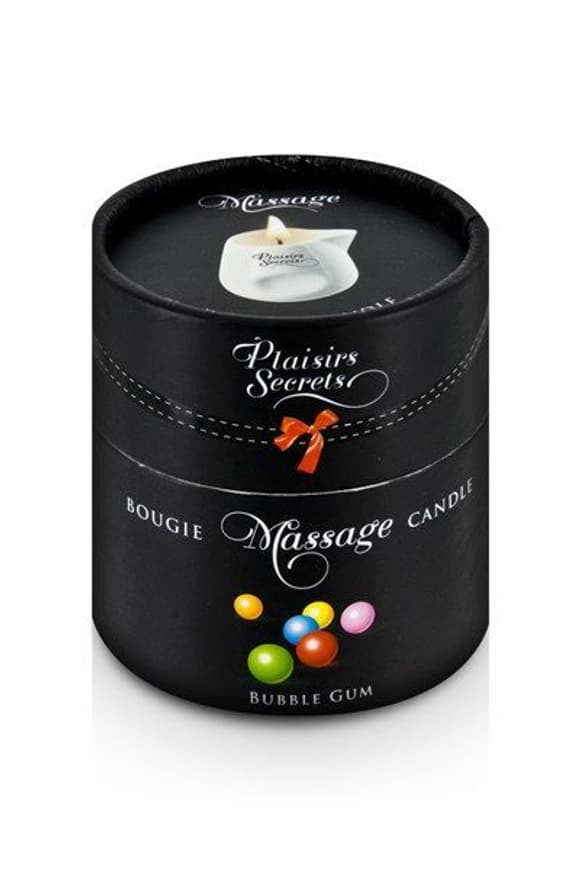 Маса жна свічка Plaisirs Secrets Bubble Gum (80 мл) подарункова упаковка, керамічний посуд