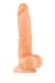 Фаллоимитатор с подвижной крайней плотью Real Body — Real Brad, диаметр 4 см, TPE
