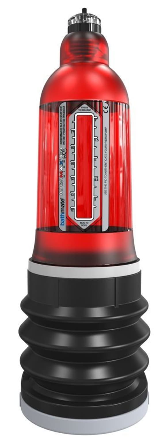 Гідропомпа Bathmate Hydromax 7 WideBoy Red, для члена довжиною від 12,5 до 18 см, діаметр до 5,5 см