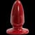 Анальна пробка-втулка Doc Johnson Red Boy - Large 5 Inch, макс. діаметр 5,5 см