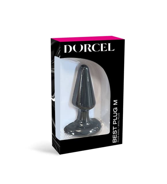 Анальная пробка Dorcel Best Plug M мягкий soft-touch силикон, макс. диаметр 4,1см