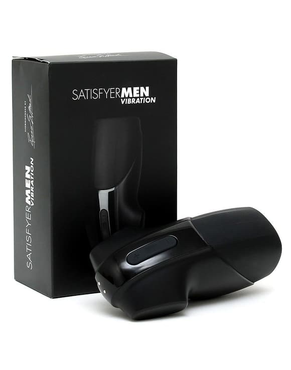 Мастурбатор Satisfyer Men Vibration имитато р минета с вибрацией, стимуляция головки