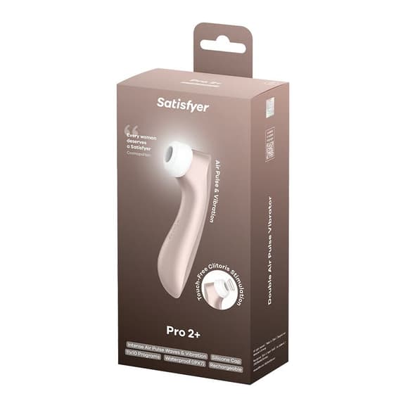 Вакуумный клиторальный стимулятор Satisfyer Pro 2+ Vibration с вибрацией