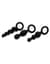 Набор анальных игрушек Satisfyer Plugs black (set of 3) - Booty Call  (м'яте паковання!!!)