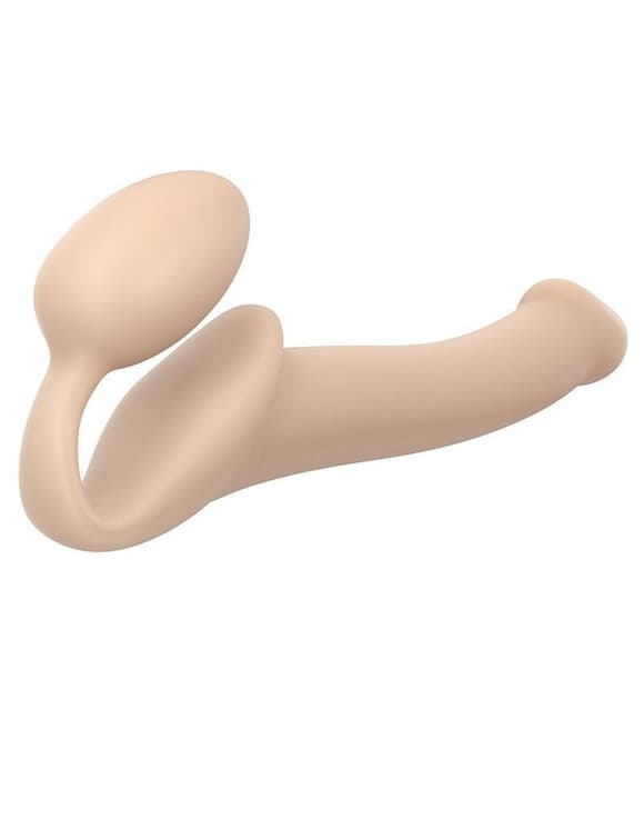 Безремінний страпон Strap-On-Me Flesh M, повністю регульований, діаметр 3,3 см