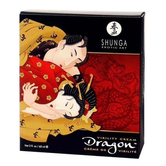Стимулювальний крем для пар Shunga Dragon Cream (60 мл), ефект тепло-холод та поколювання