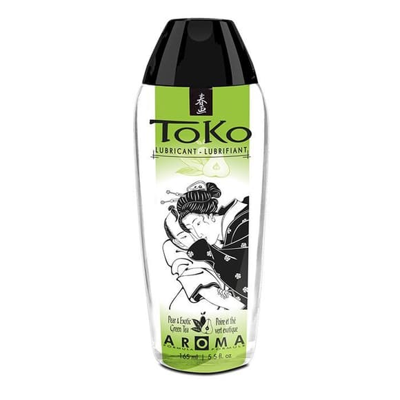 Лубрикант на водній основі Shunga Toko AROMA – Pear & Exotic Green Tea (165 мл), не містить цукру