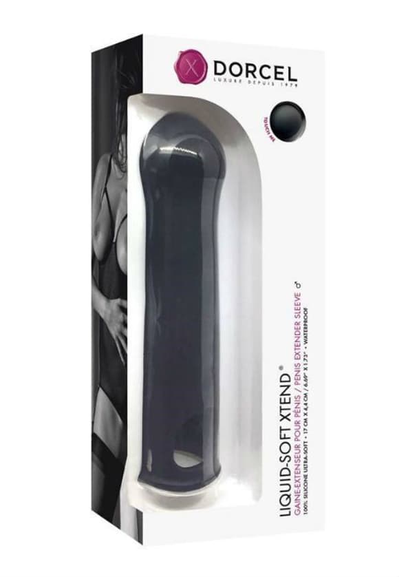 Удлиняющая насадка на член Dorcel LIQUID-SOFT XTEND (мятая упаковка)