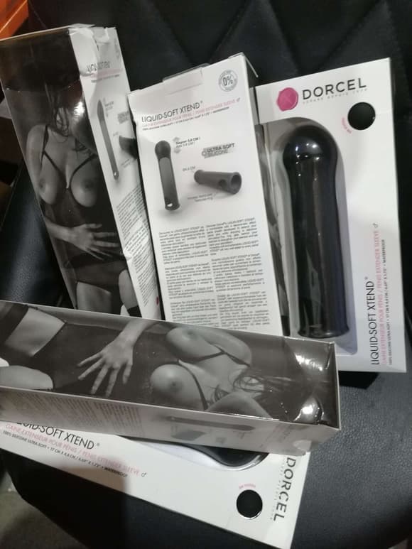 Удлиняющая насадка на член Dorcel LIQUID-SOFT XTEND (мятая упаковка)
