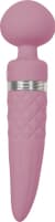 Вібромасажер 2в1 PILLOW TALK - Sultry Pink, класичний масажер і вібратор з ротацією, підігрів