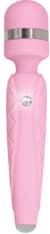 Роскошный вибромассажер PILLOW TALK - Cheeky Pink с кристаллом Swarovsky, плавное повышение мощности