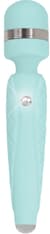 Розкішний вібромасажер PILLOW TALK - Cheeky Teal з кристалом Swarovsky, плавне підвищення потужності