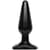 Анальна пробка Doc Johnson Smooth Classic Medium - Black, макс. діаметр 4,2 см