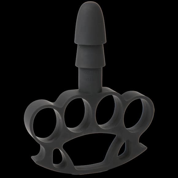 Тримач-кастет Doc Johnson з кріпленням Vac-U-Lock - Knuckle Up для іграшок