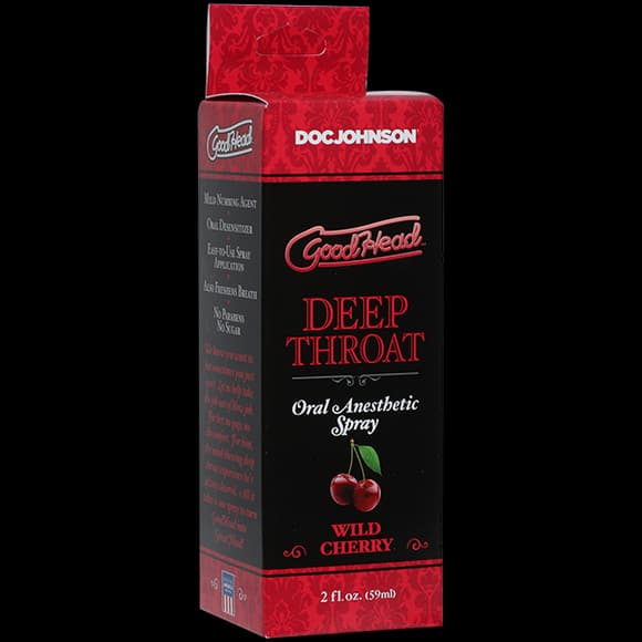 Спрей для мінету Doc Johnson GoodHead DeepThroat Spray - Wild Cherry 59  (м'ята упаковка!!!)