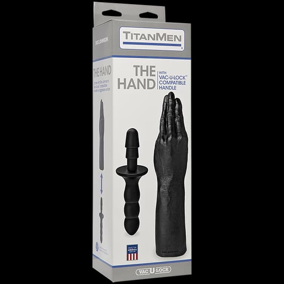 Рука для фистинга Doc Johnson Titanmen The Hand with Vac-U-Lock Compatible Handle, диаметр 6,9см