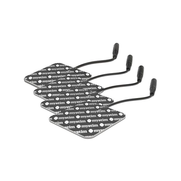 Самоклейні електроди Mystim (4 шт) для електростимуляції, провідні