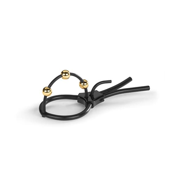 Утяжка для пеніса Mystim Pearly Pete, з трьома кульками