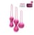 Набір вагінальних кульок Je Joue - Ami Fuchsia, діаметр 3,8-3,3-2,7см, вага 54-71-100гр  + подарунок косметичка