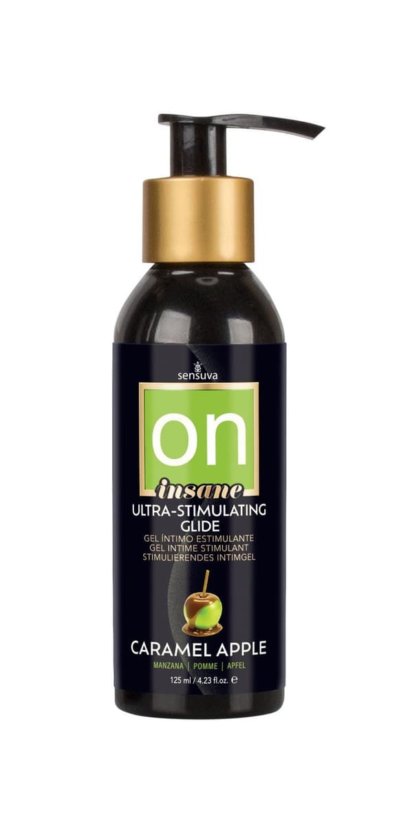 Возбуждающая смазка на гибридной основе Sensuva Ultra-Stimulating On Insane Caramel Apple (125 мл)