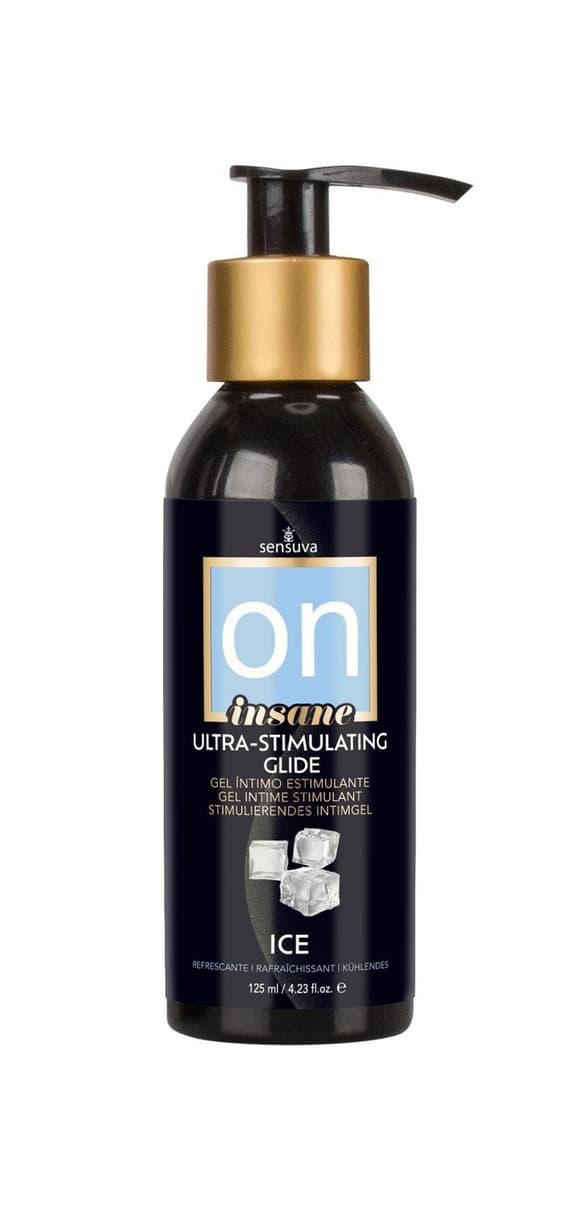 Возбуждающая смазка на гибридной основе Sensuva Ultra-Stimulating ON Insane Ice (125 мл)