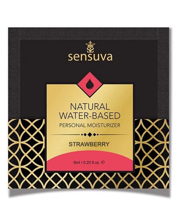 Пробник Sensuva - Natural Water-Based Strawberry (6 мл)