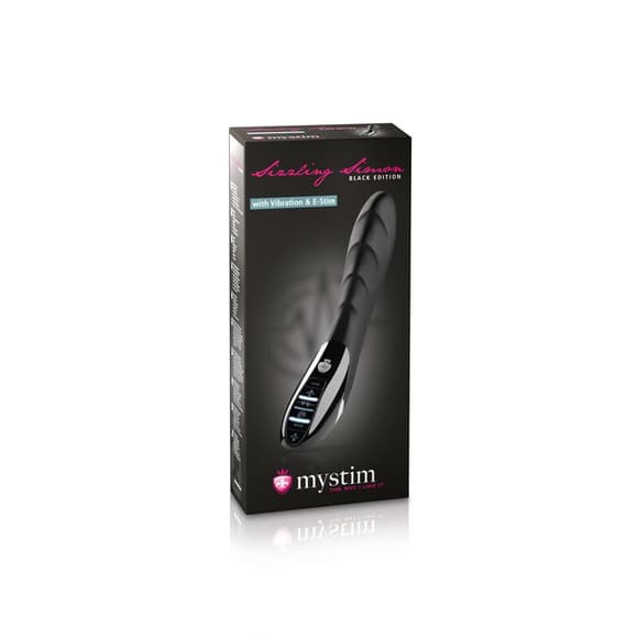 Вибратор с электростимуляцией Mystim Sizzling Simon eStim Black, миостимулятор
