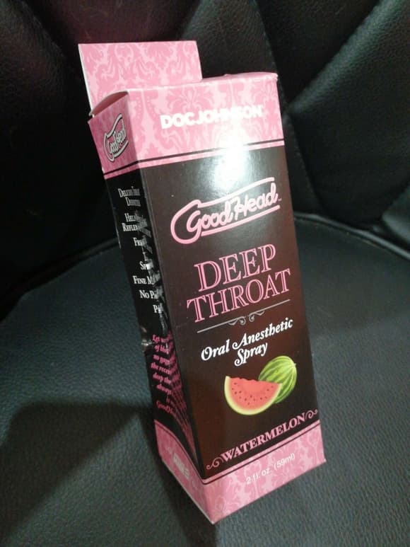 Спрей для мінету Doc Johnson GoodHead DeepThroat Spray - Watermelon 59 мл (м'ята упаковка!!!)
