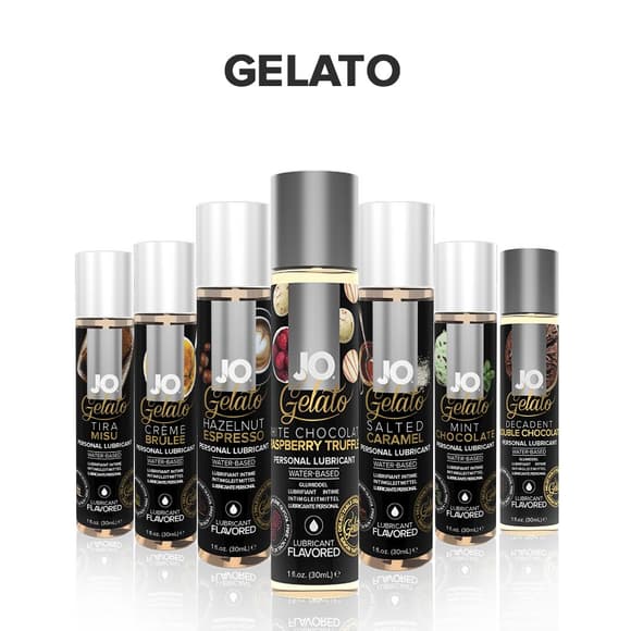 Розпродаж! Змазка на водній основі System JO GELATO White Chocolate Raspberry 120мл (термін 12.2023)
