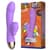 Вібратор-кролик з підігрівом і пустотливим язичком для клітора Leten Wonderful Purple