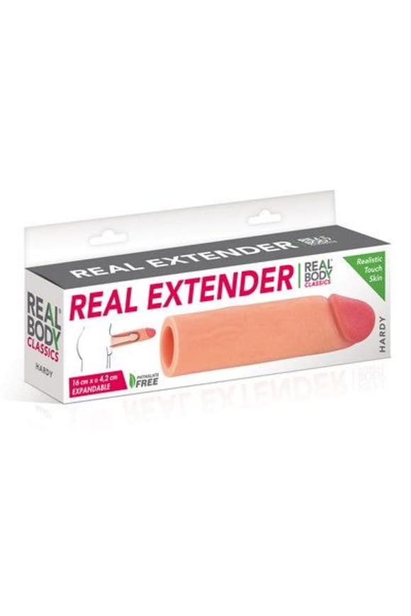 Насадка на член Real Body — Real Extender HARDY с открытой головкой
