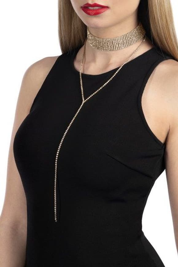 Колье со стразами Bijoux Pour Toi - Emma Gold