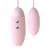Вакуумный стимулятор с виброяйцом 2-в-1 KISSTOY Miss VV Pink