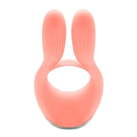 Вибратор для пар KISTOY Martin Orange, два мотора, крепление на член, диаметр 32мм