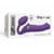 Безремневий страпон з вібрацією Strap-On-Me Vibrating Violet L  (м'ята упаковка)