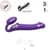 Безремневий страпон з вібрацією Strap-On-Me Vibrating Violet L  (м'ята упаковка)